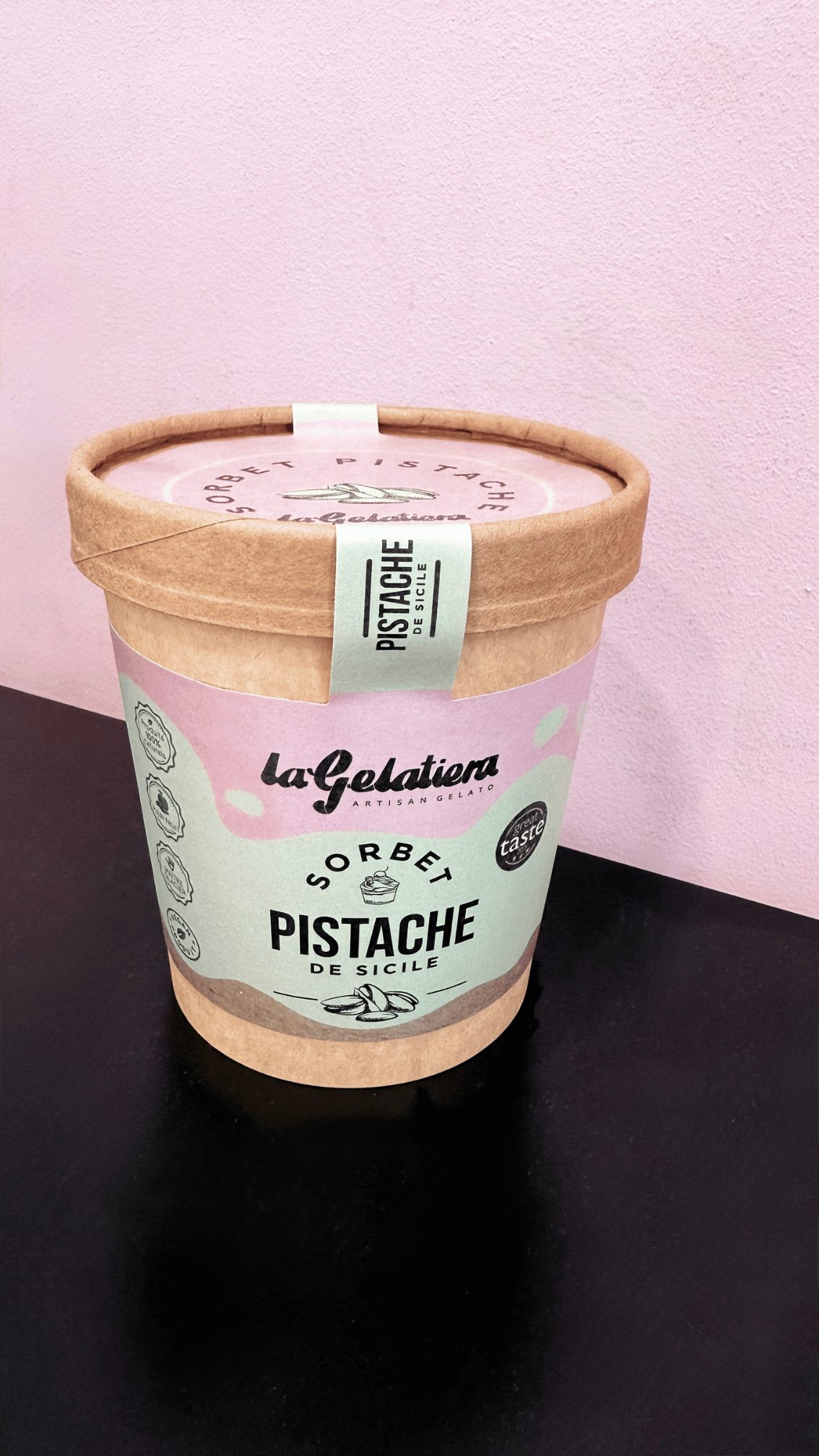 Sorbet vega pistache de sicile