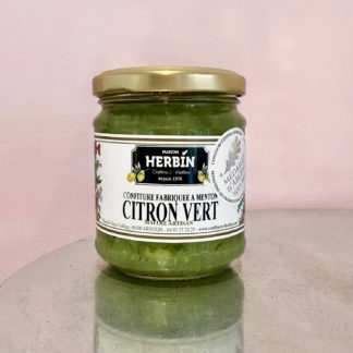 Confiture de citron vert primée medaille d'argent Maison Herbin Menton