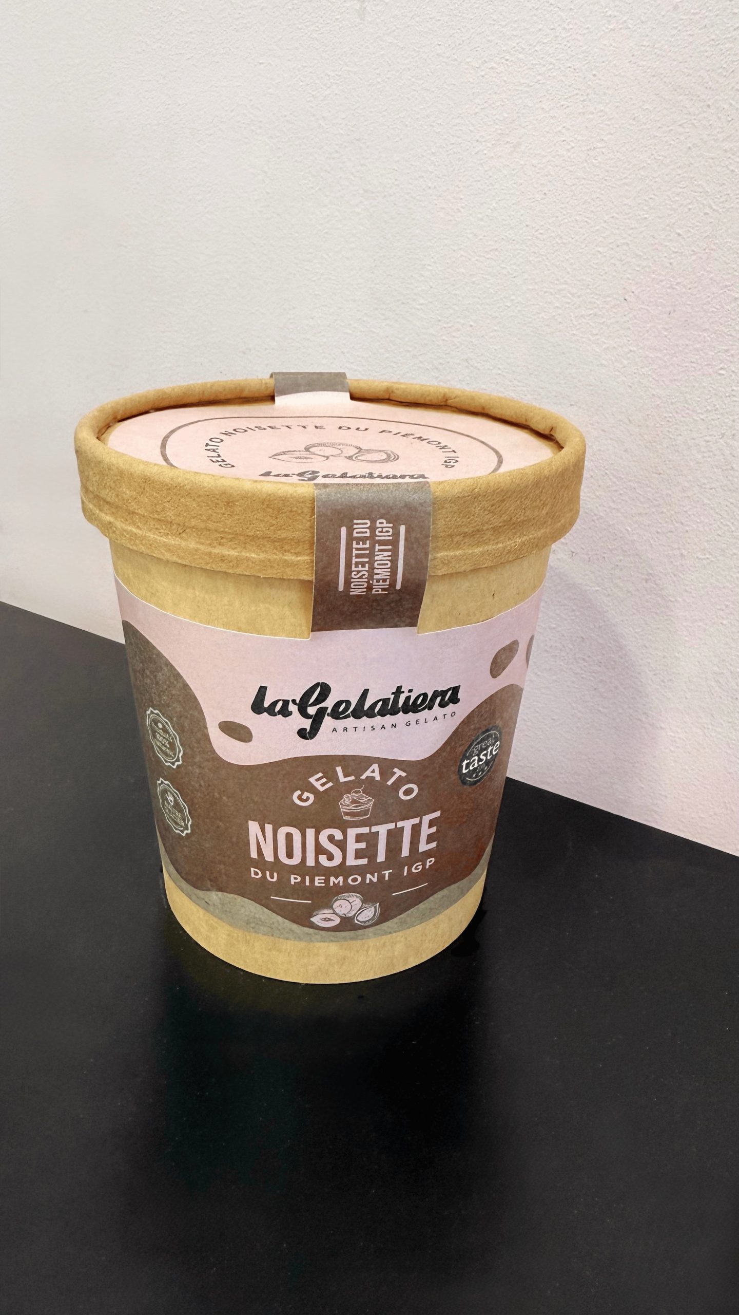 Glace noisette Piemont IGP