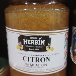 confiture citron Menton