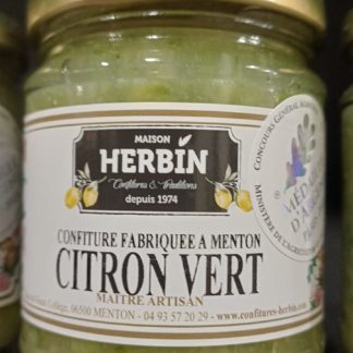 confiture citron vert Herbin